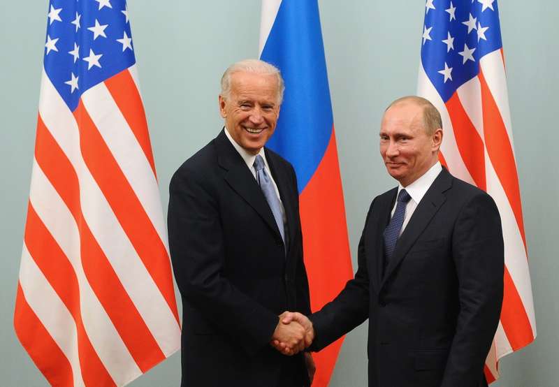 Байден и Владимир Путин